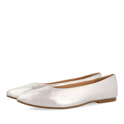 GIOSEPPO Damen Trebesing Ballerinas, Silber, 40 EU von GIOSEPPO