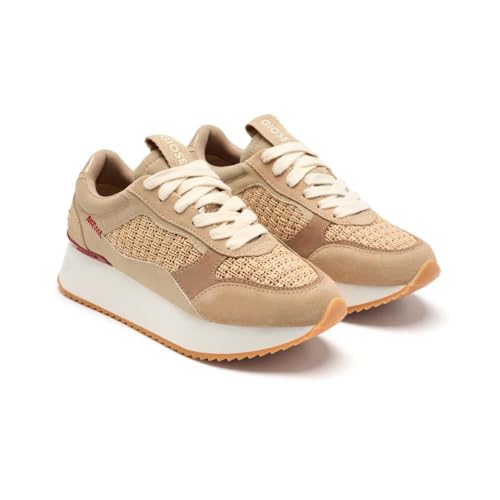 GIOSEPPO Damen Glover Sneaker, beige, 38 EU von GIOSEPPO