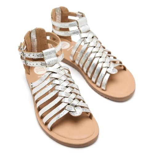 GIOSEPPO Onalaska Flache Sandale, Silber, 37 EU von GIOSEPPO