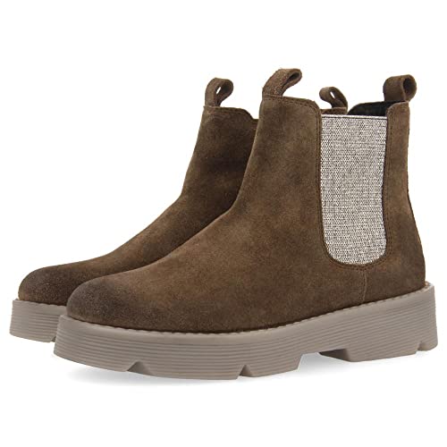 GIOSEPPO Pyhra Bootsschuh, Taupe, 34 EU von GIOSEPPO