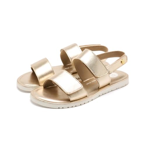 GIOSEPPO Rehoboth Flache Sandale, Platinfarben, 33 EU von GIOSEPPO