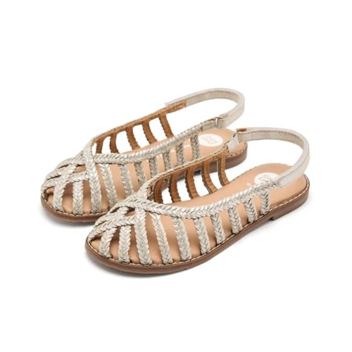 GIOSEPPO Simsbury Flache Sandale, Silber, 34 EU von GIOSEPPO