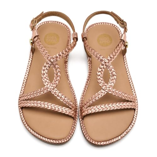 GIOSEPPO Suffield Flache Sandale, Rosegold, 33 EU von GIOSEPPO