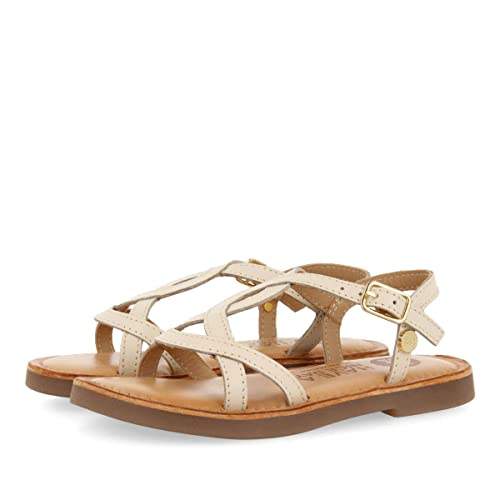GIOSEPPO Tilly Sandale, Elfenbein, 26 EU von GIOSEPPO