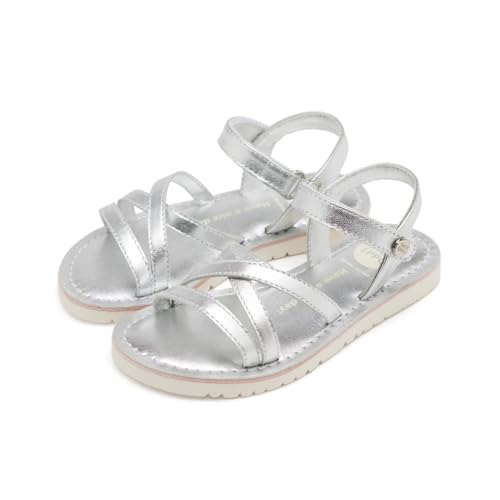 GIOSEPPO Tolland Flache Sandale, Silber, 36 EU von GIOSEPPO