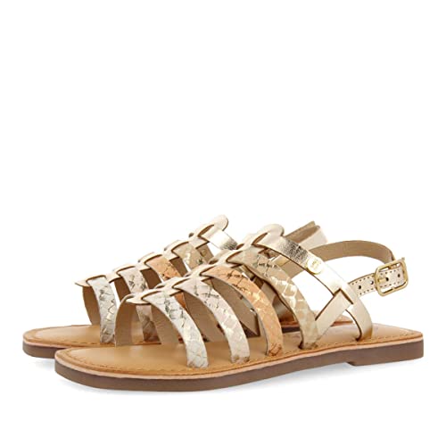 GIOSEPPO Tregan Sandale, Gold, 36 EU von GIOSEPPO