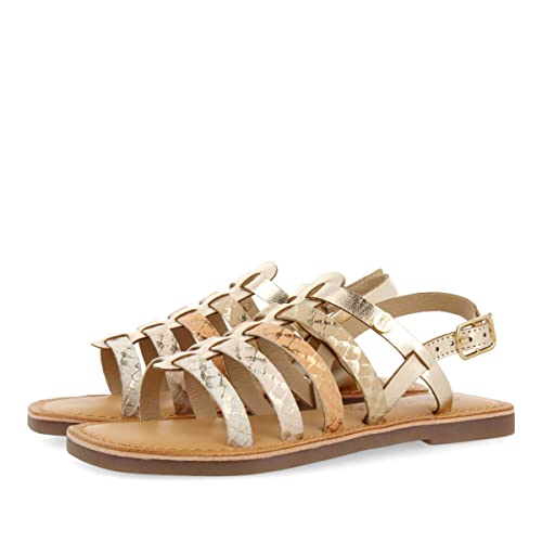 GIOSEPPO Tregan Sandale, Gold, 38 EU von GIOSEPPO