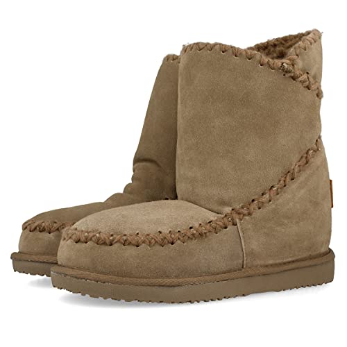 Gioseppo Damen 42114 Schlupfstiefel Beige (Taupe) 36 EU von GIOSEPPO