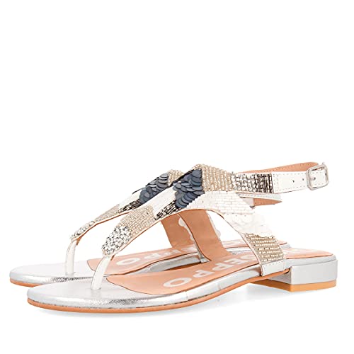 Gioseppo Damen Norlina Peeptoe Sandalen, Weiß (Blanco Blanco), 36 EU von GIOSEPPO