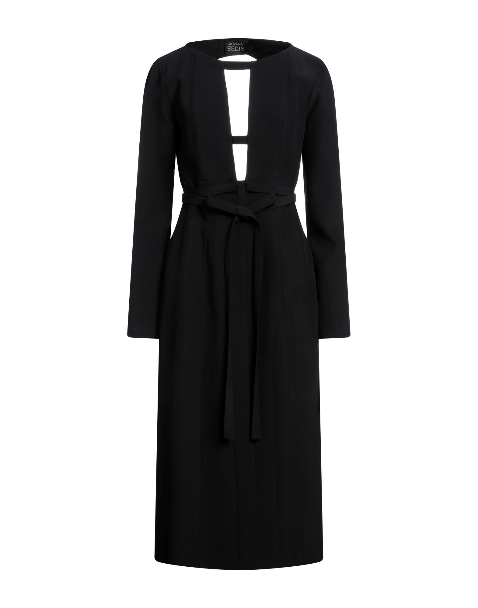 GIOVANNI BEDIN Midi-kleid Damen Schwarz von GIOVANNI BEDIN