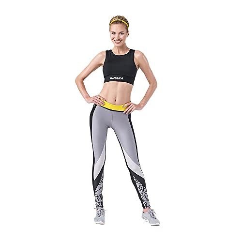 GIPARA FITNESS Damen Sportleggins „I am Recycled”, lang, Gr. XS-L, Stoffmischung aus 87% Polyester und 13% Polyamid von GIPARA FITNESS