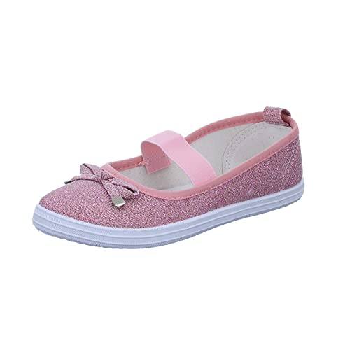 GIRLZ ONLY 8J91218 Mädchen Leinen Slipper/Kletthalbschuh, Größe 32 von GIRLZ ONLY