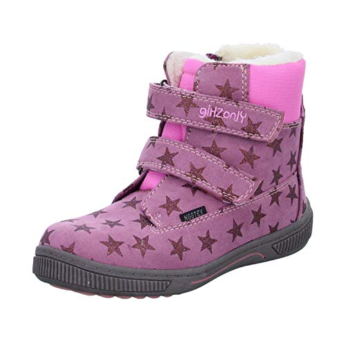 GIRLZ ONLY 906090100 Mädchen Schlupf/Klettstiefelette Warmfutter, Größe 32 von GIRLZ ONLY