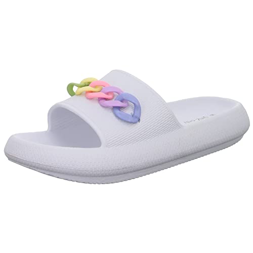 GIRLZ ONLY LD-XKF042-WH Mädchen Pantolette, Größe 34 von GIRLZ ONLY