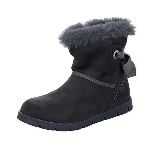 GIRLZ ONLY LD15025 Mädchen Schlupf/Klettstiefelette Warmfutter, Größe 39 von GIRLZ ONLY