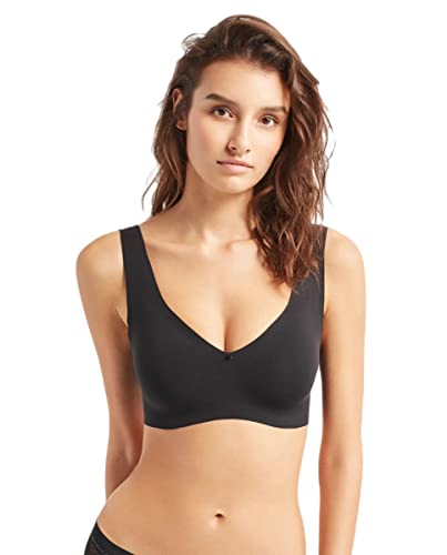 GISELA Nahtloses Push-up-Oberteil+1 abnehmbar, Schwarz , L von GISELA