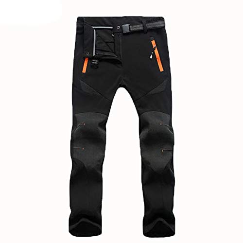 GITVIENAR Damen Gefüttert Softshellhose wasserdicht + atmungsaktiv + warm Berghose Funktionshose Trekkinghose Wanderhose Winterhose Outdoorhose Herbst Winter von GITVIENAR