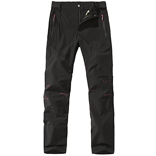 GITVIENAR Damen Wanderhose Sommer Outdoorhose, Atmungsaktiv Schnelltrocknend Leichtgewicht Freizeithosen Funktionshose für Jogging Wandern Angeln von GITVIENAR