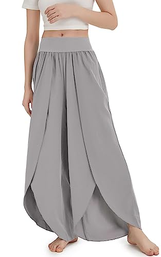 GITVIENAR Damen Yogahose,Hochtaillierte mit Rüschen Split Weite Hosenbeine Leicht Loungewear Sporthose Sommerhose Schlaghose Glockenhose für Tanzen Yoga Sport Freizeit Urlaub Hause GITVIENAR Damen Yogahose,Hochtaillierte mit Rüschen Split Weite Hosenbeine Leicht Loungewear Sporthose Sommerhose Schlaghose Glockenhose für Tanzen Yoga Sport Freizeit Urlaub Hause von GITVIENAR