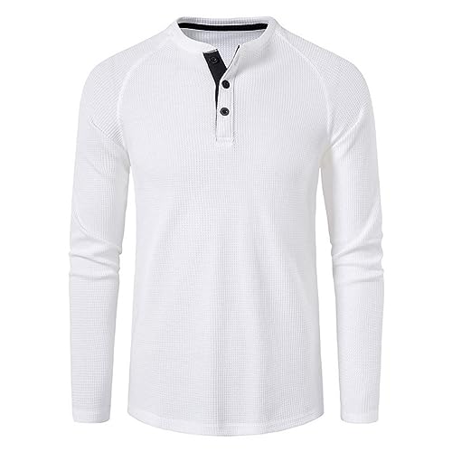 GITVIENAR Herren Sweatshirt, strapazierfähig und modisch, EIN Muss für Harte Kerle (Weiss,L) von GITVIENAR