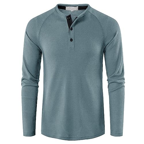 GITVIENAR Herren Sweatshirt, strapazierfähig und modisch, EIN Muss für Harte Kerle (hellblau,XL) von GITVIENAR