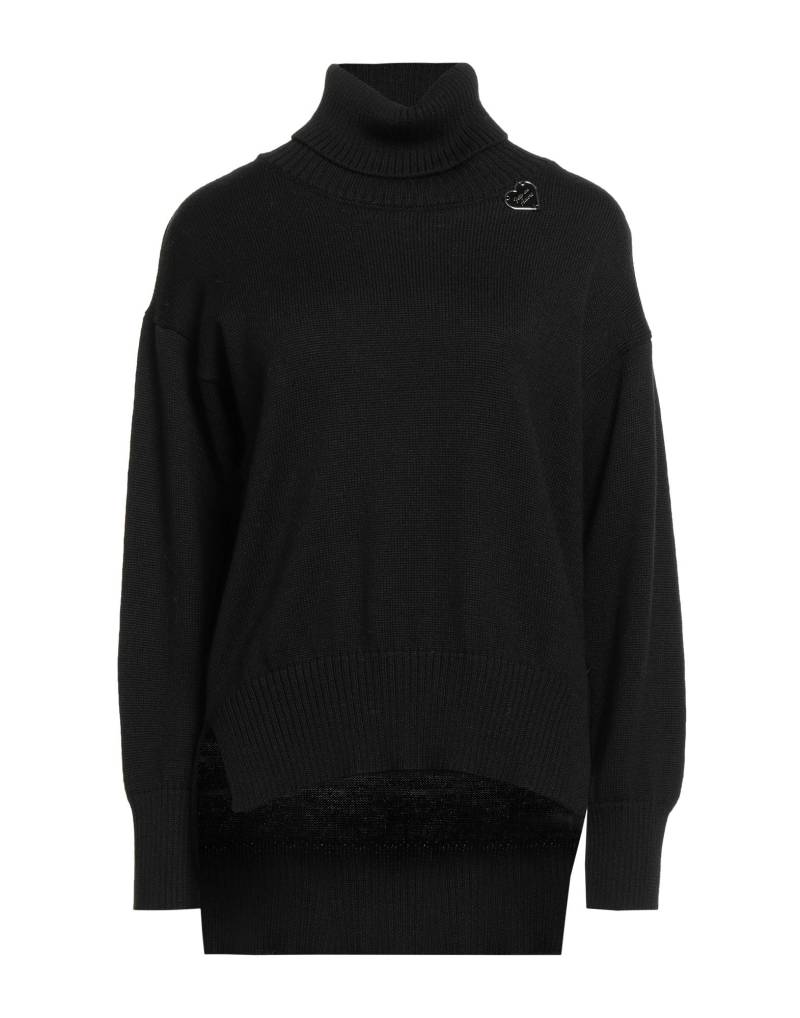 GIULIA N COUTURE Rollkragenpullover Damen Schwarz von GIULIA N COUTURE
