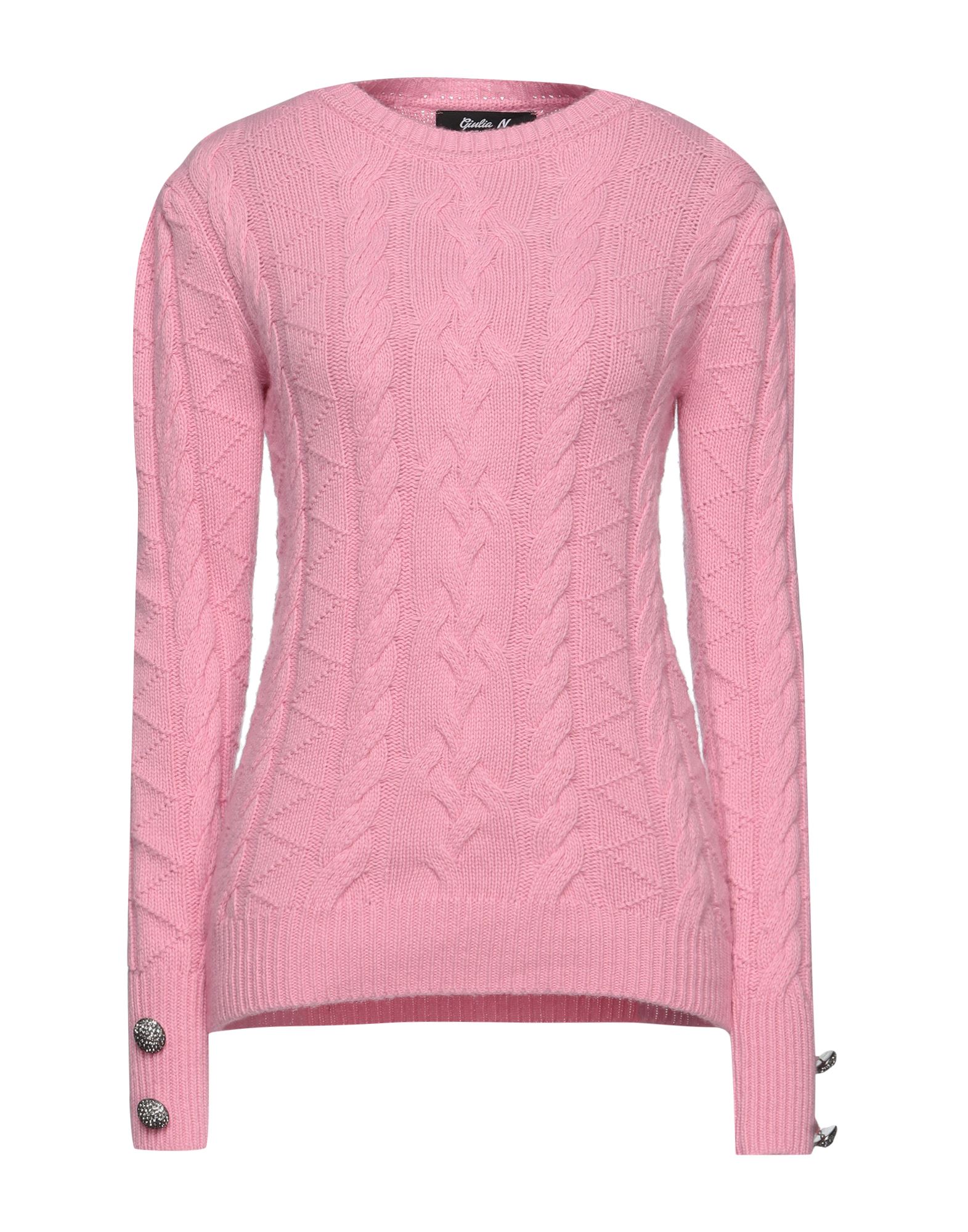 GIULIA N Pullover Damen Rosa von GIULIA N