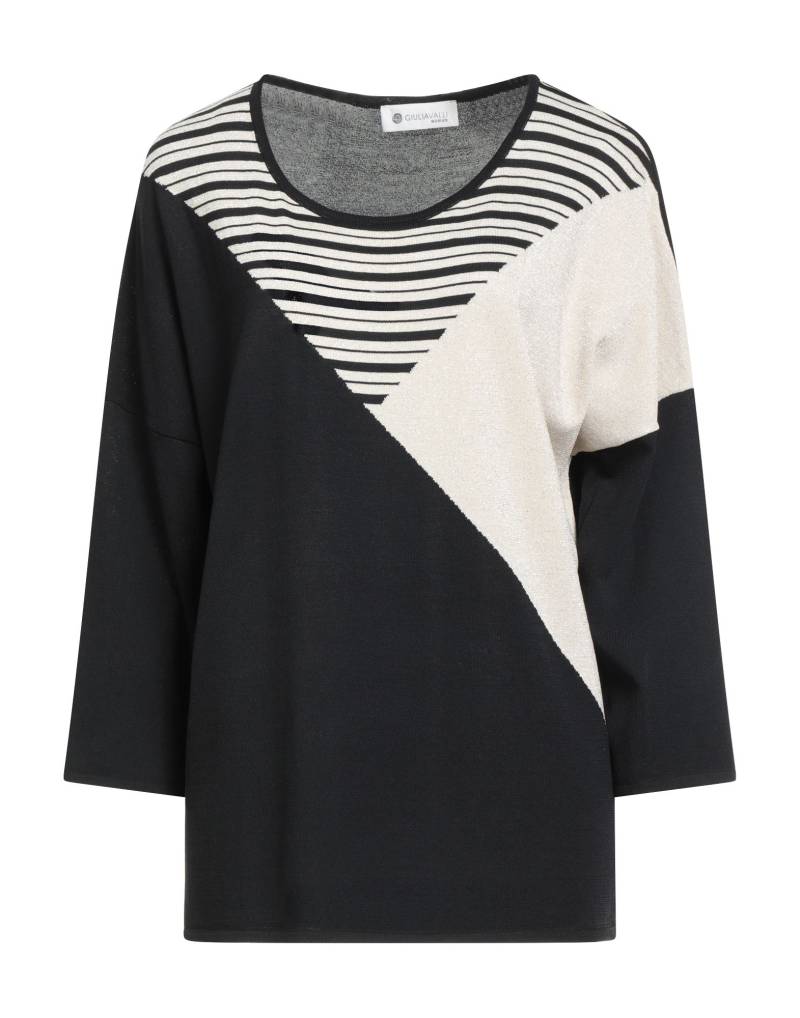 GIULIA VALLI Pullover Damen Schwarz von GIULIA VALLI