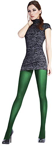 Giulia Blues 70 Deep Green M strumpfhosen damen blickdicht von Giulia