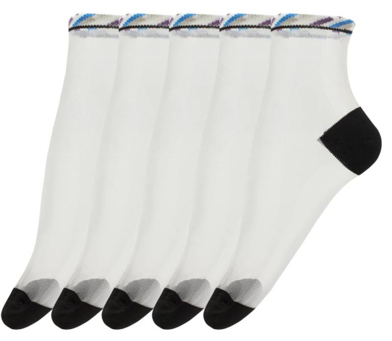 GIULIA Feinsöckchen Giulia 5 Paar atmungsaktive Fein Socken Söckchen Damen (5-Paar) von GIULIA