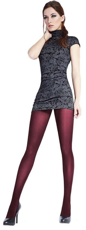GIULIA Feinstrumpfhose 70 Den blickdicht bunt Microfaser Damenstrumpfhose Unifarben 70 DEN (1 St) von GIULIA