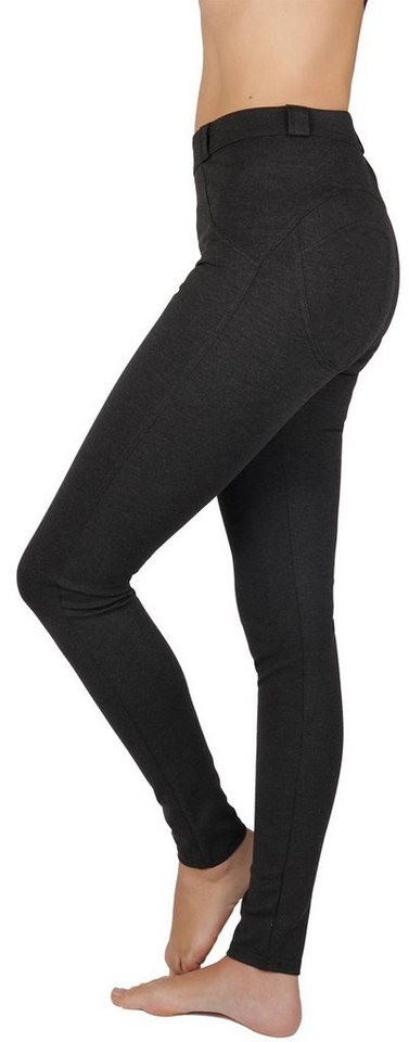 GIULIA Leggings Giulia Leggy Push-Up Mod1 Deep Melange L von GIULIA