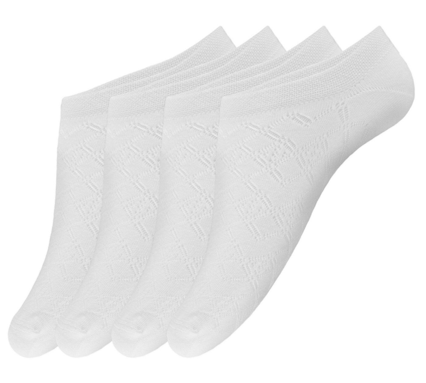 GIULIA Sneakersocken Giulia WS1 AIR 008 White 36-38 4 Paar (4-Paar) von GIULIA