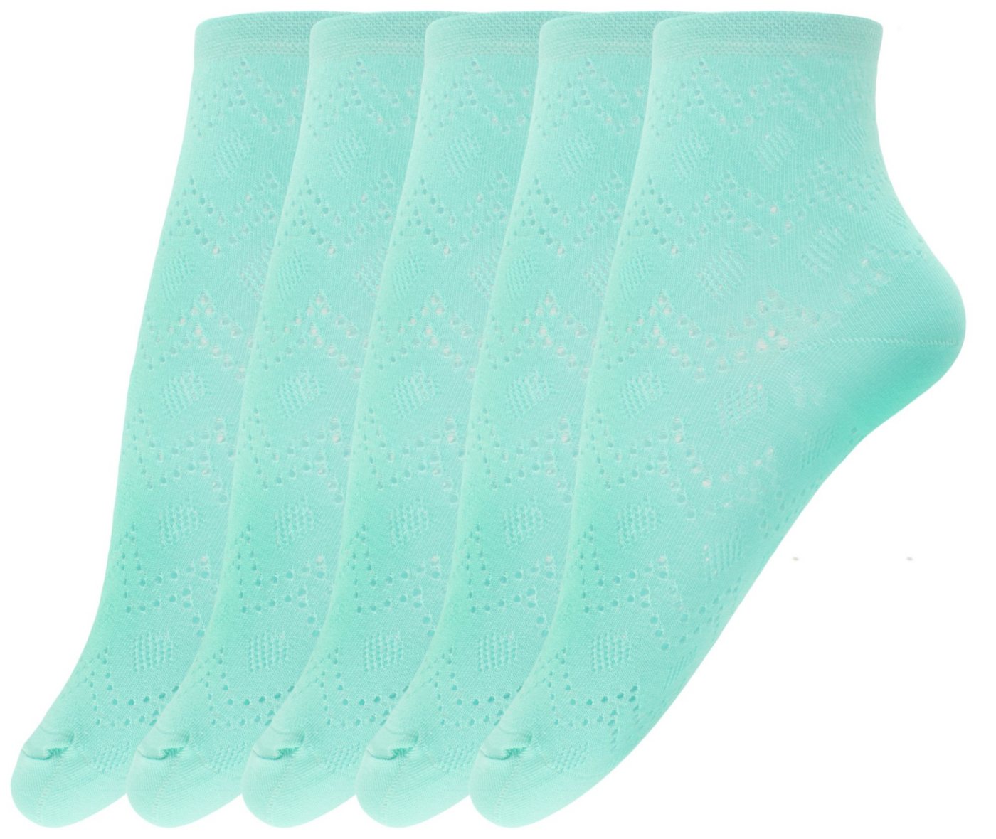 GIULIA Sneakersocken Giulia WS1 AIR 010 Light Mint 36-38 5 Paar (5-Paar) von GIULIA