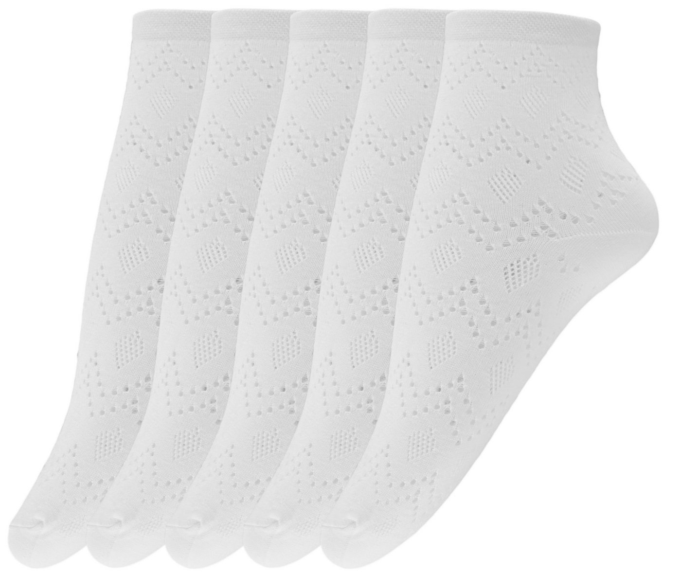 GIULIA Sneakersocken Giulia WS1 AIR 010 White 36-38 5 Paar (5-Paar) von GIULIA