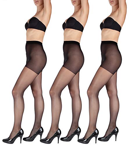 Giulia tights women Relax 50 Den(3er Set) Schwarz L von Giulia