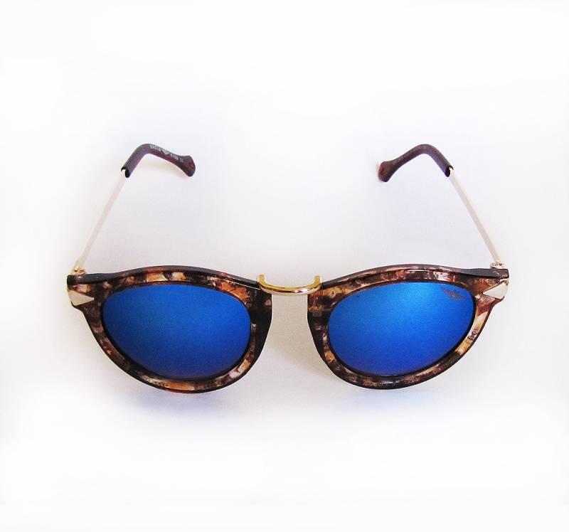 Kostenloser Schneller Versand - Retro Design Nerz Farbe Oder Transparent Braun Gemusterte Sonnenbrille Unisex von GIULIETTASStore