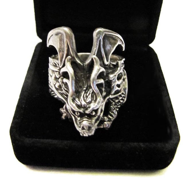 Kostenloser Versand/Vintage Sterling Silber Spiel Der Throne Drachen Ring von GIULIETTASStore