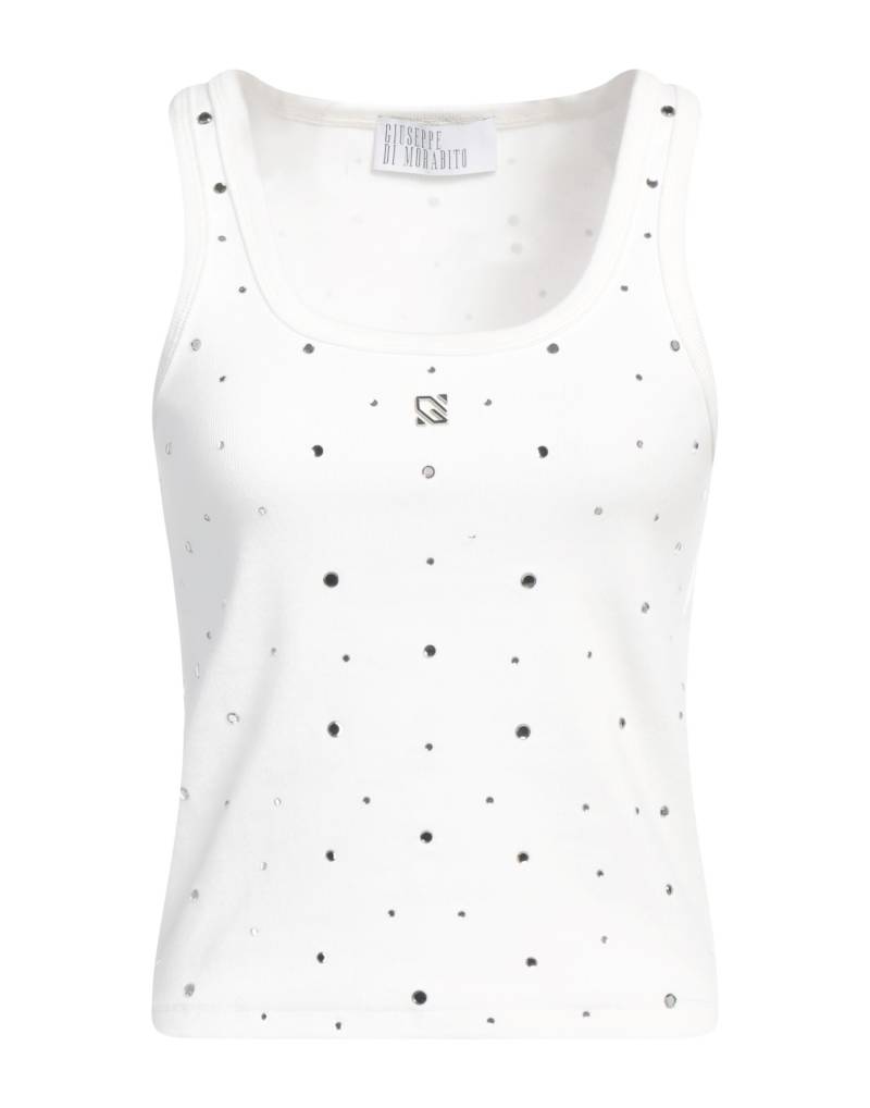 GIUSEPPE DI MORABITO Tank Top Damen Weiß von GIUSEPPE DI MORABITO