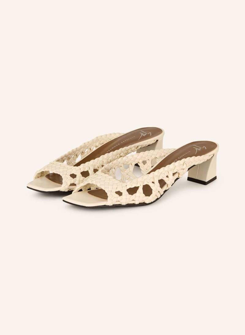 Giuseppe Zanotti Design Mules Panier Martin beige von GIUSEPPE ZANOTTI DESIGN