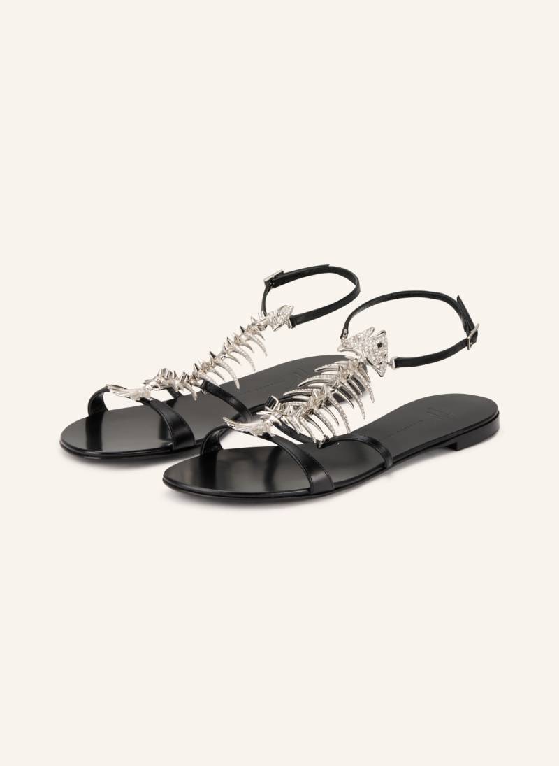 Giuseppe Zanotti Design Sandalen Muse Mit Schmucksteinen schwarz von GIUSEPPE ZANOTTI DESIGN