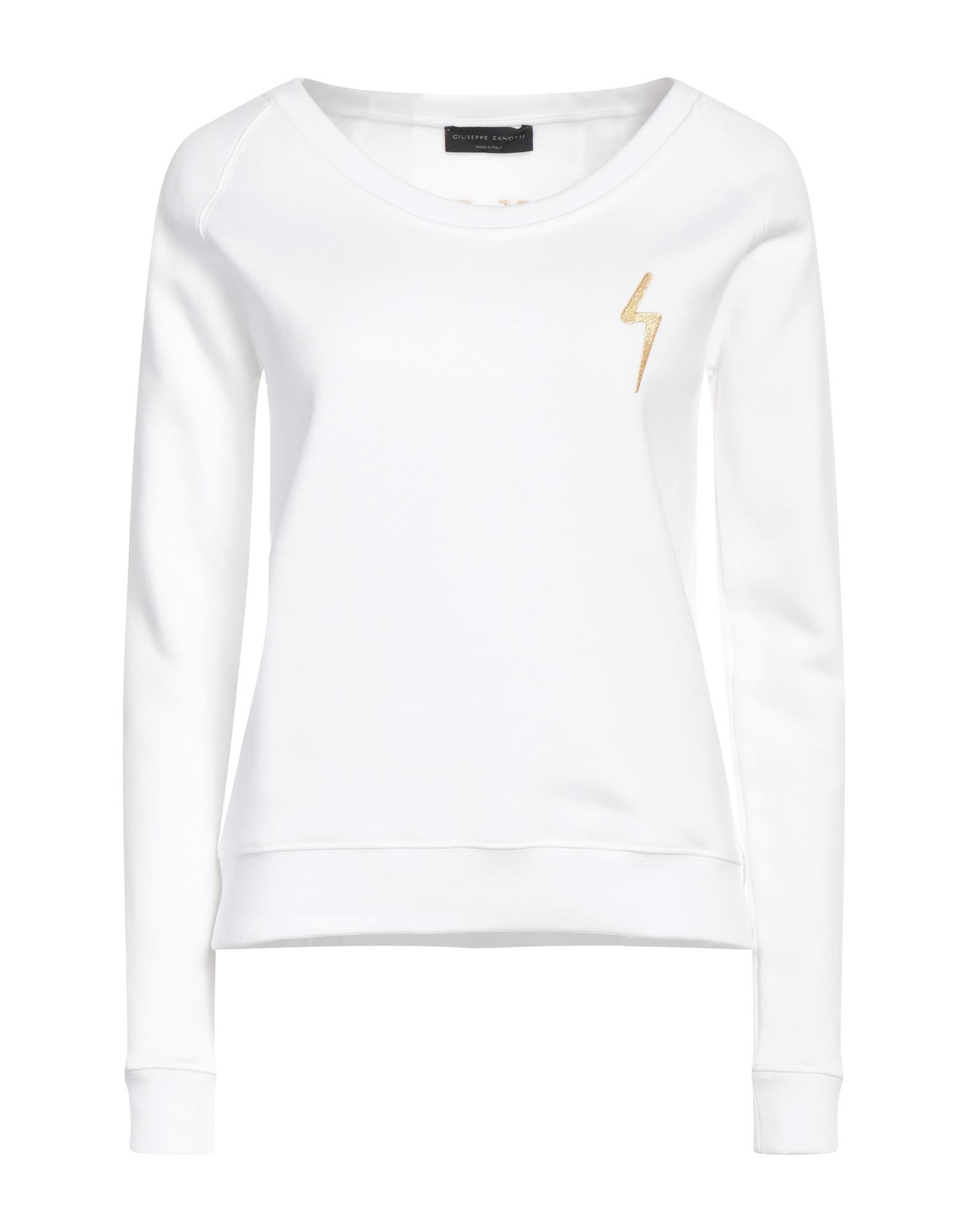 GIUSEPPE ZANOTTI Sweatshirt Damen Weiß von GIUSEPPE ZANOTTI