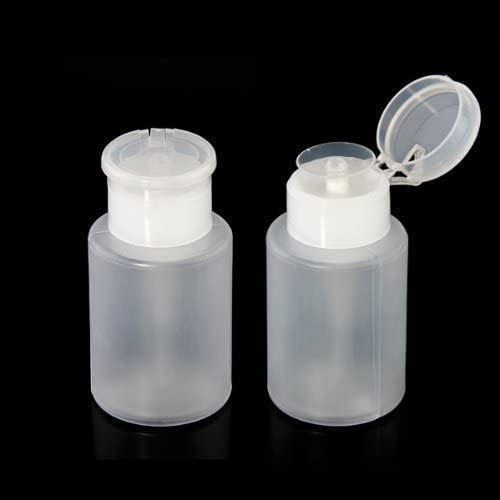 GIVBRO 150 ml Nagellack-Entferner, Pumpflasche, Spender, Flasche, Nagelkunst, Make-up, Plastik, Pumpspender, Flasche, 2 Stück von GIVBRO