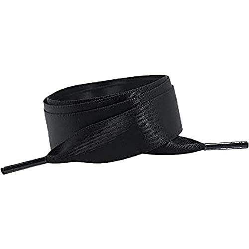 GIVBRO Schnürsenkel, Satinband, breite flache Seile, Textilschnürsenkel für Kinder, Herren, Damen, Sneaker, Zubehör, Schwarz, 160 cm GIVBRO Schnürsenkel, Satinband, breite flache Seile, Textilschnürsenkel für Kinder, Herren, Damen, Sneaker, Zubehör, Schwarz, 160 cm von GIVBRO