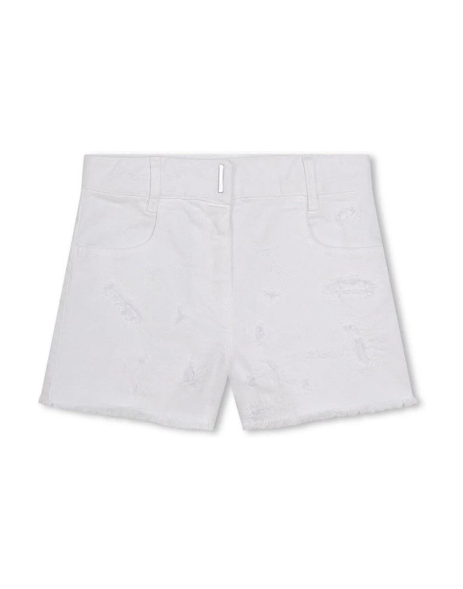 GIVENCHY Jeansshorts Kinder Weiß von GIVENCHY