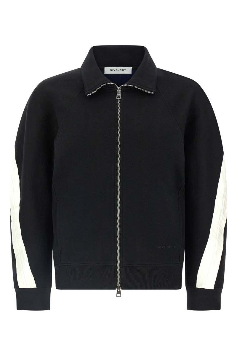 GIVENCHY Sweatshirt Mit Satineinsatz von GIVENCHY