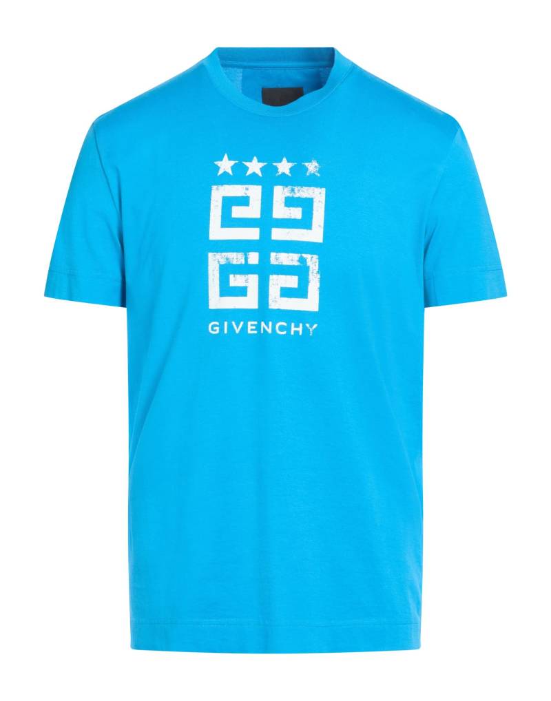 GIVENCHY T-shirts Herren Azurblau GIVENCHY T-shirts Herren Azurblau von GIVENCHY