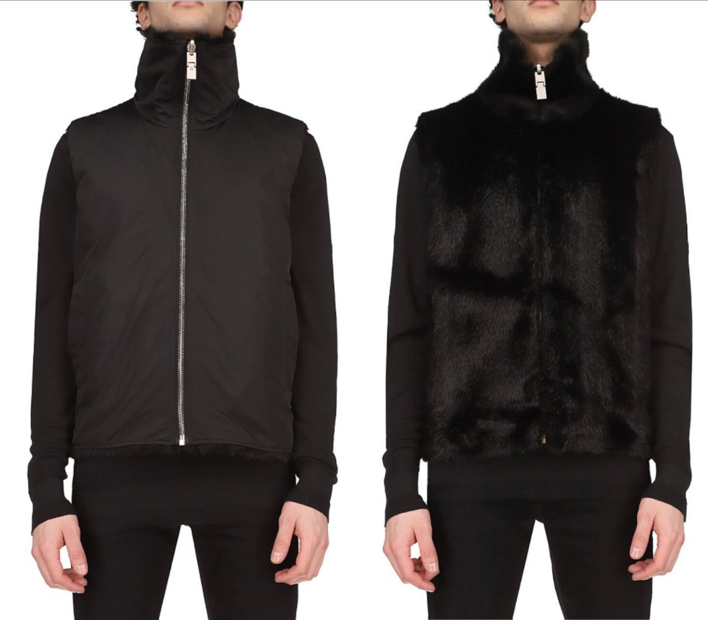 GIVENCHY Winterjacke Givenchy Reversible Faux Wool Jacket Mantel Parka Jacke Unisex Wes von GIVENCHY