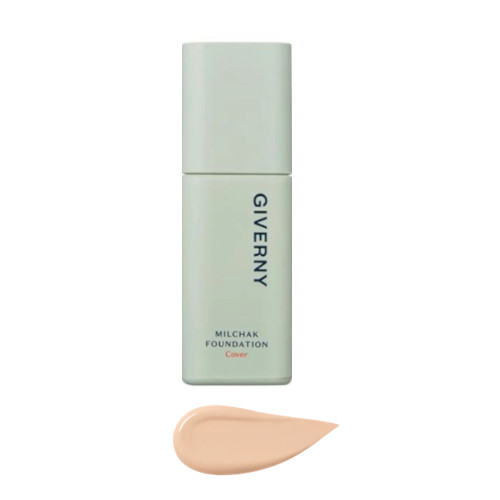 GIVERNY - Milchak Cover Foundation SPF30 PA++ (renewal) - 30ml - 21NW Light Beige von GIVERNY