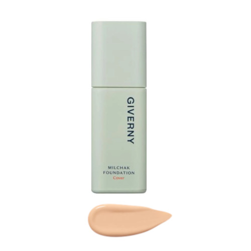 GIVERNY - Milchak Cover Foundation SPF30 PA++ (renewal) - 30ml - 22NW Natural Beige von GIVERNY